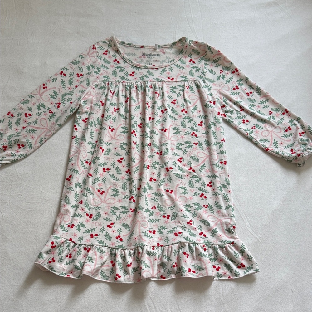 Modern Kids Festive Bow Night Gown Size 2T